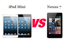 ipadminifight - Confronto Ipad mini Nexus7