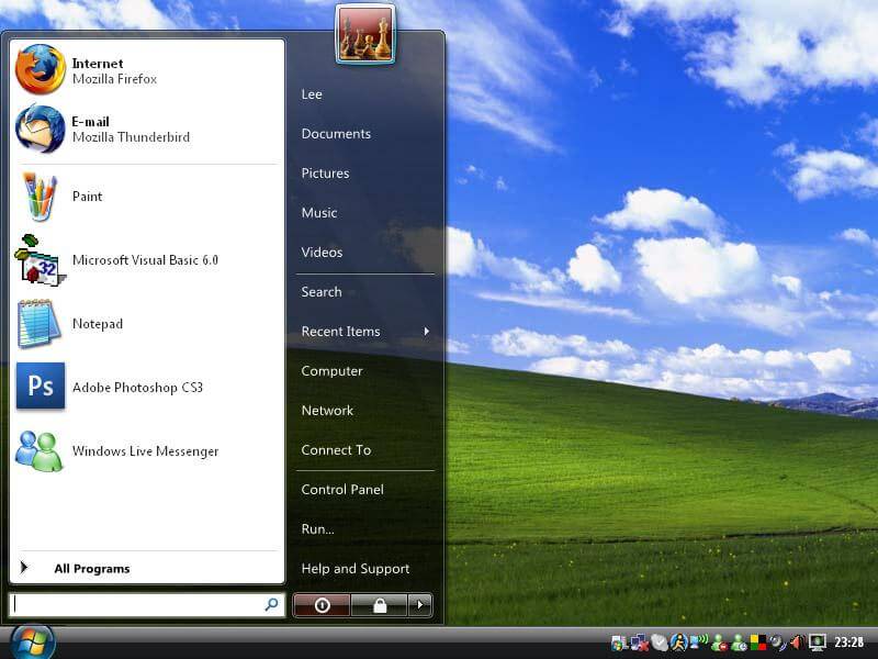 vistart - Mettere start Windows 7 su Windows8
