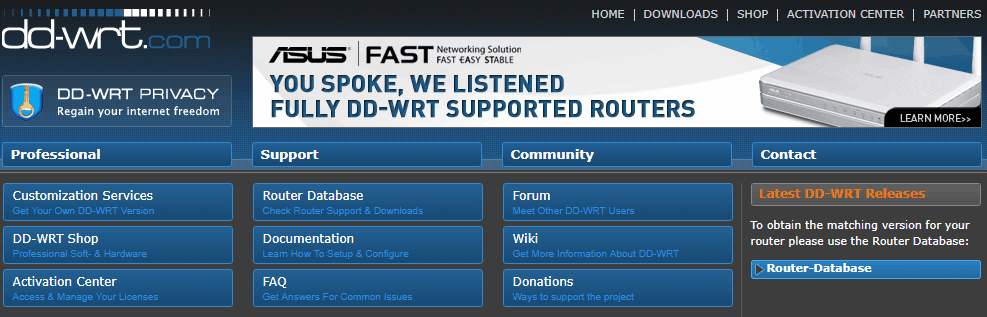 dd wrt Router per aggiornare il firmware - dd-wrt Router per aggiornare il firmware