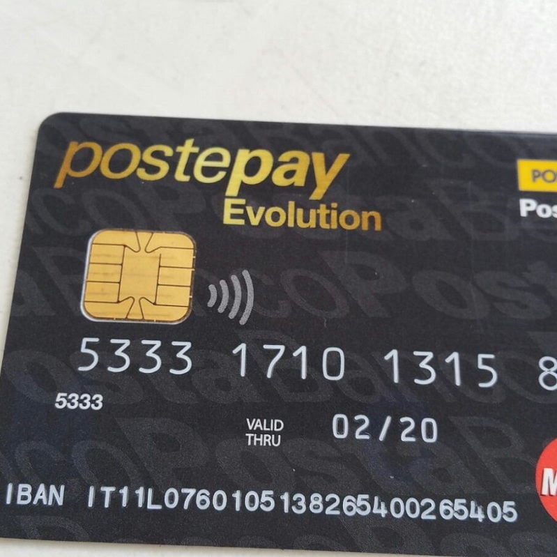 Postepay. Postepay Evolution. Postepay Card. Postepay Italia.